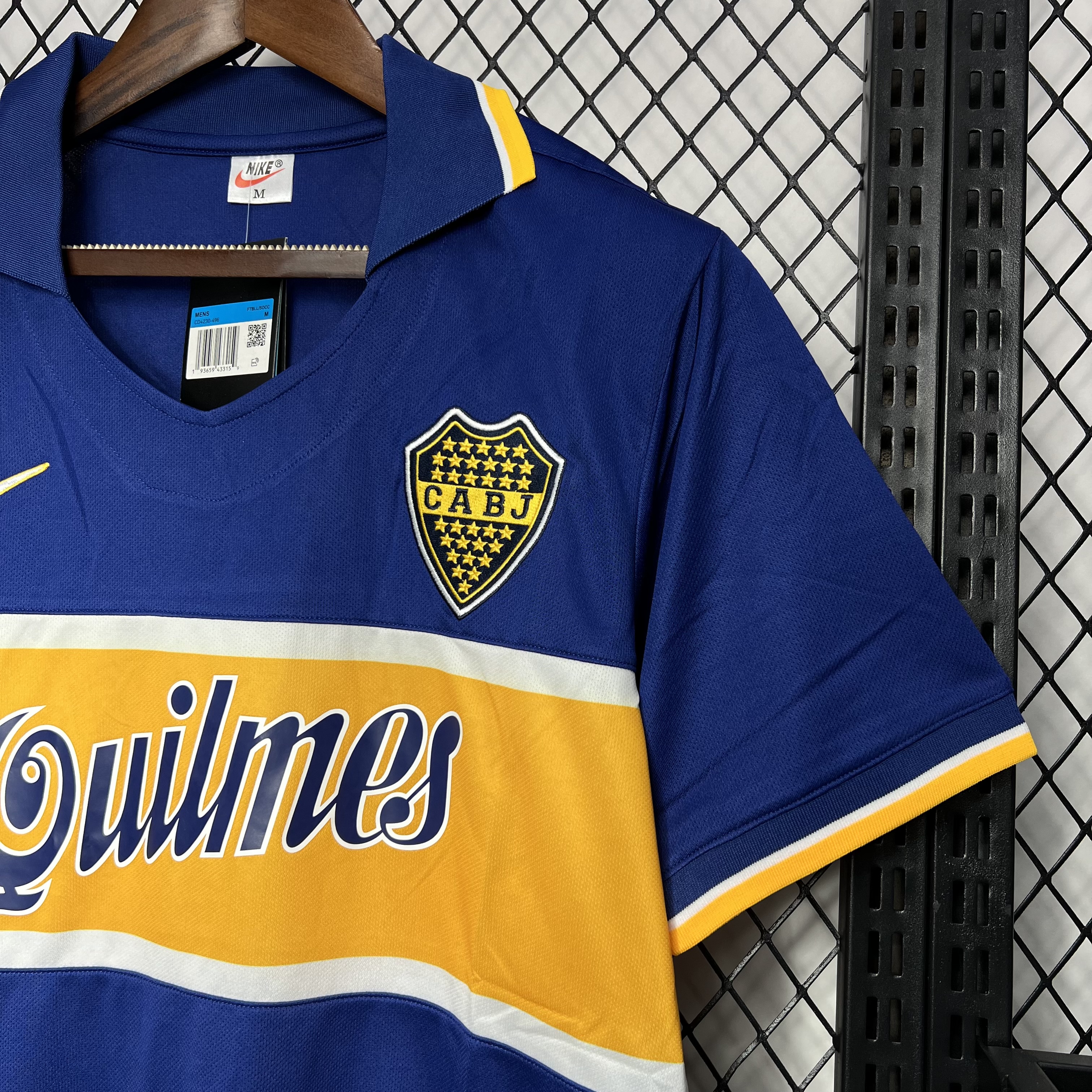 Retro Boca Juniors 1996-97 Home Stadium Jersey - Unitedfutballjersey