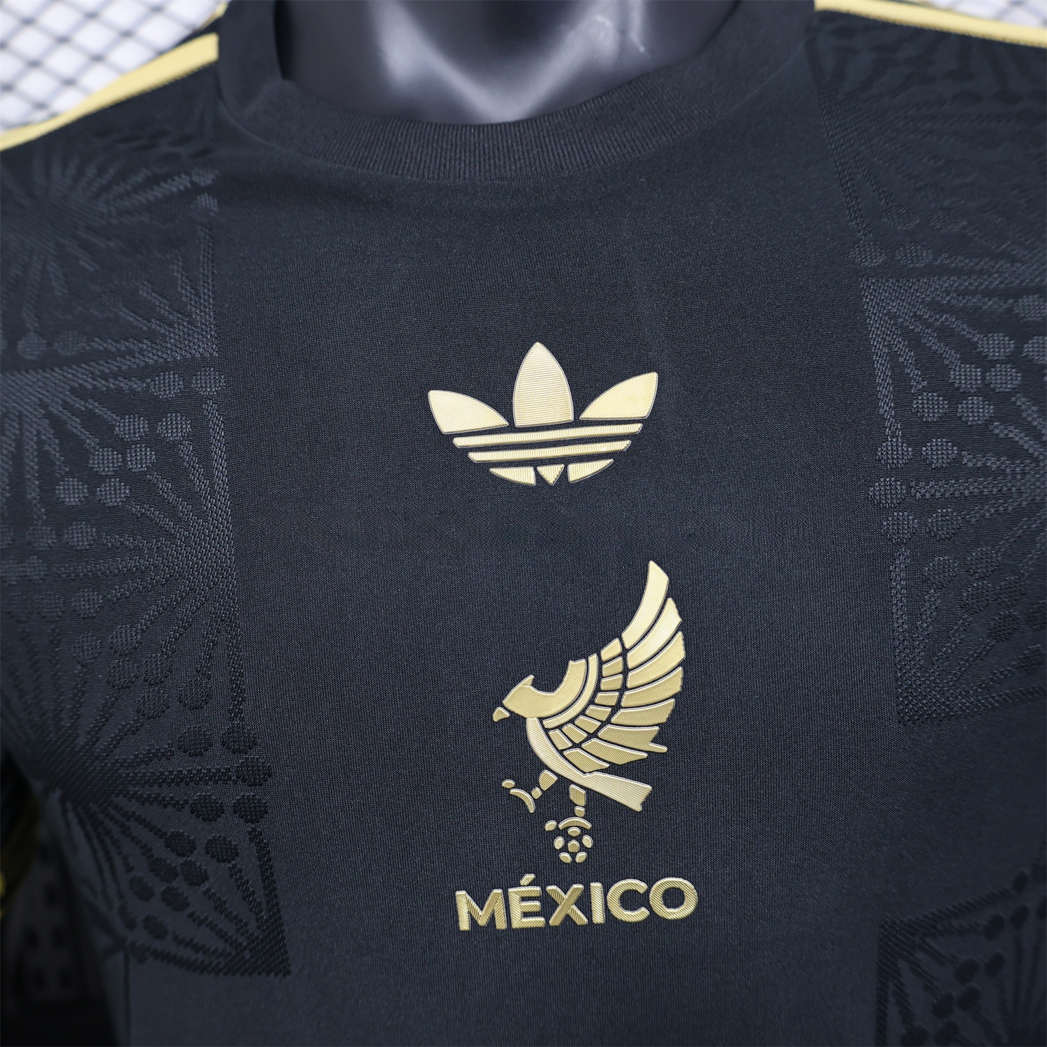 Mexico 2025 Gold Cup Home Black Jersey - Player Version - Unitedfutballjersey