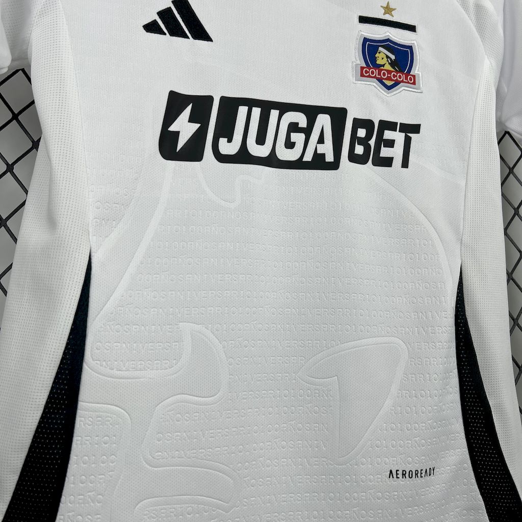 Colo Colo 2025 Home Kids Kit - Unitedfutballjersey