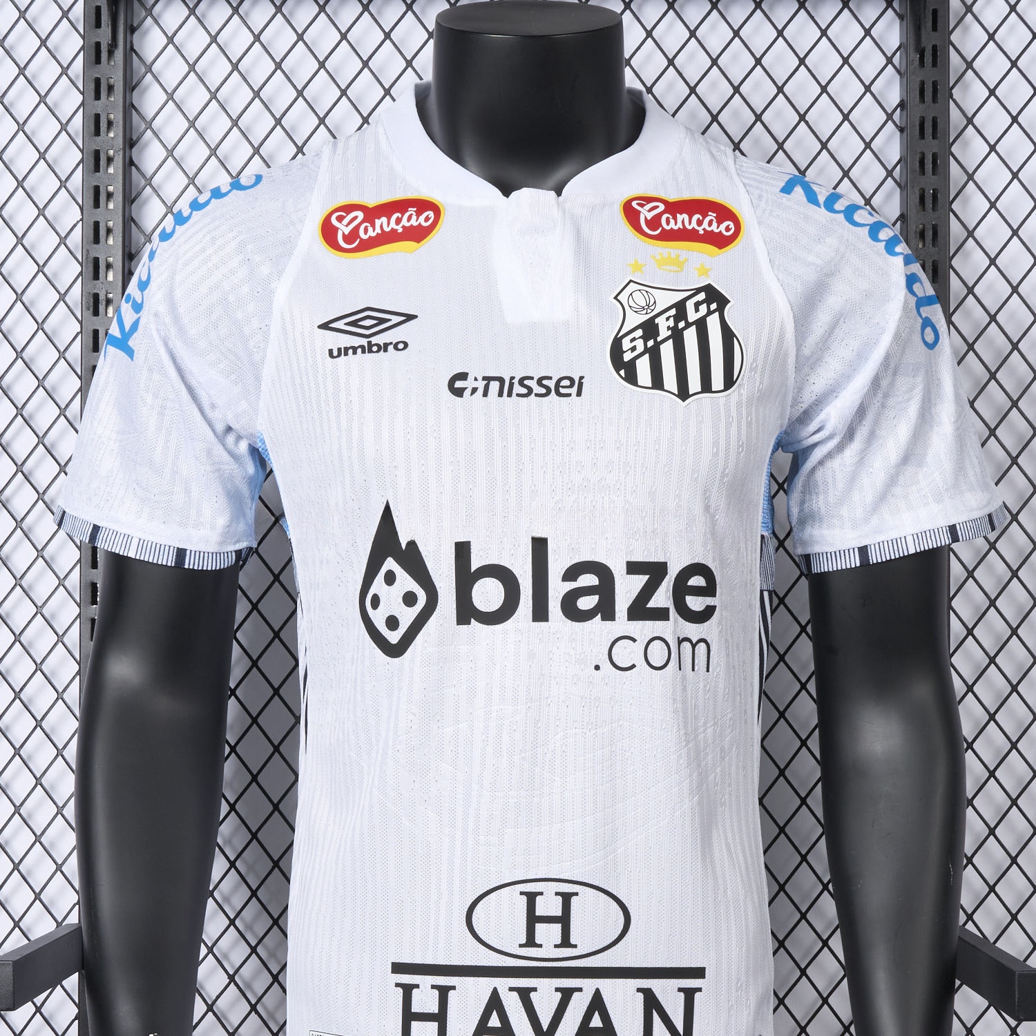 Santos 24-25 Home Jersey With Sponsors - Player Version - Unitedfutballjersey