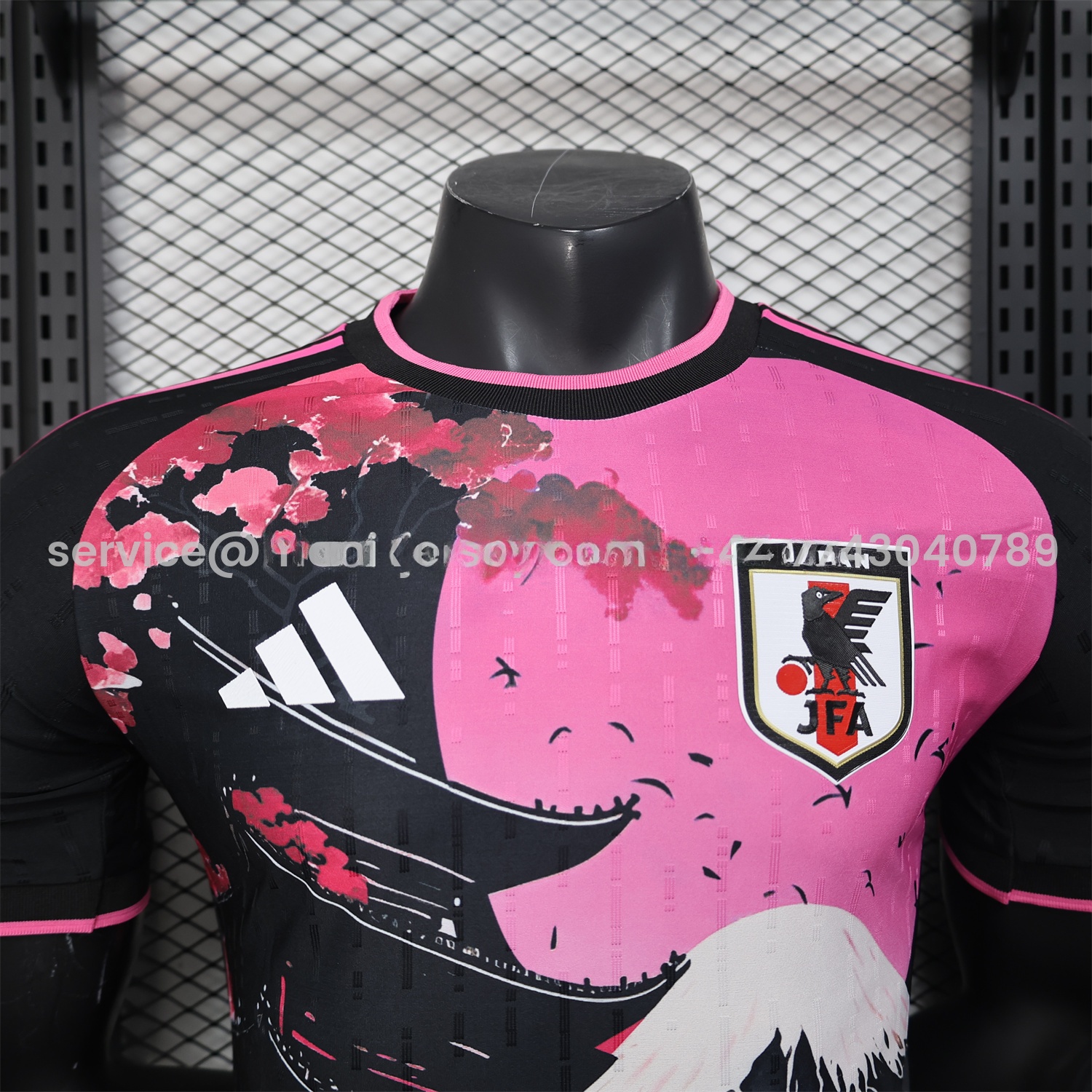 Japan 25-26 Pink Cherry Mount Fuji Special Edition Jersey - Player Version - Unitedfutballjersey