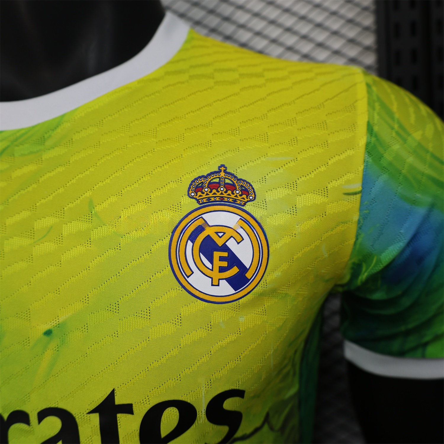 Real Madrid 25-26 Green & Yellow Special Edition Jersey - Player Version - Unitedfutballjersey