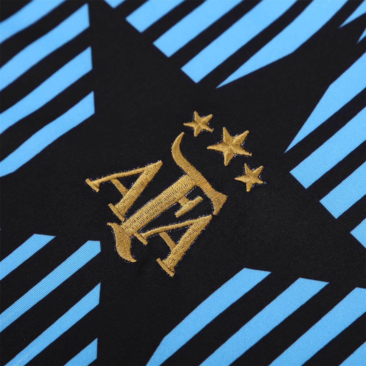 Argentina 24-25 Three-Stars Training Hoodie Set - Black Top and Pants - Unitedfutballjersey