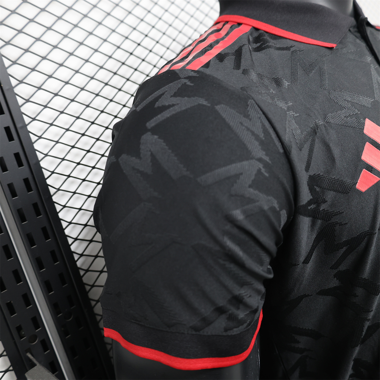 Manchester United 24-25 Black POLO Jersey - Player Version - Unitedfutballjersey