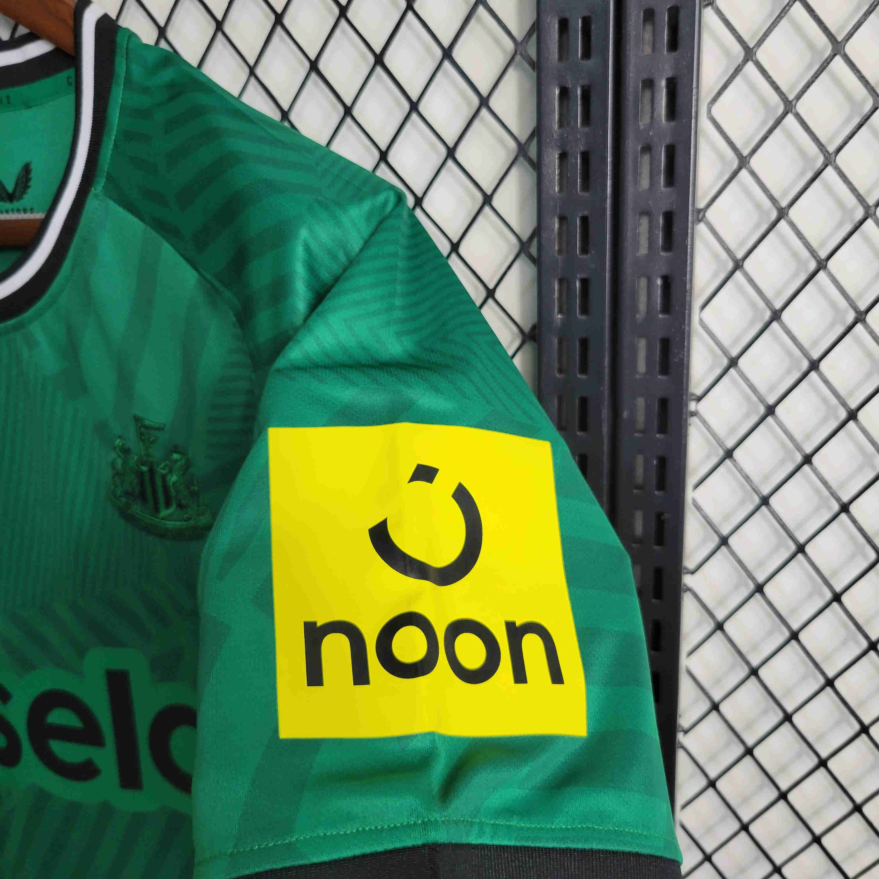 Newcastle United 23-24 Away Green Jersey - Fans Version - Unitedfutballjersey