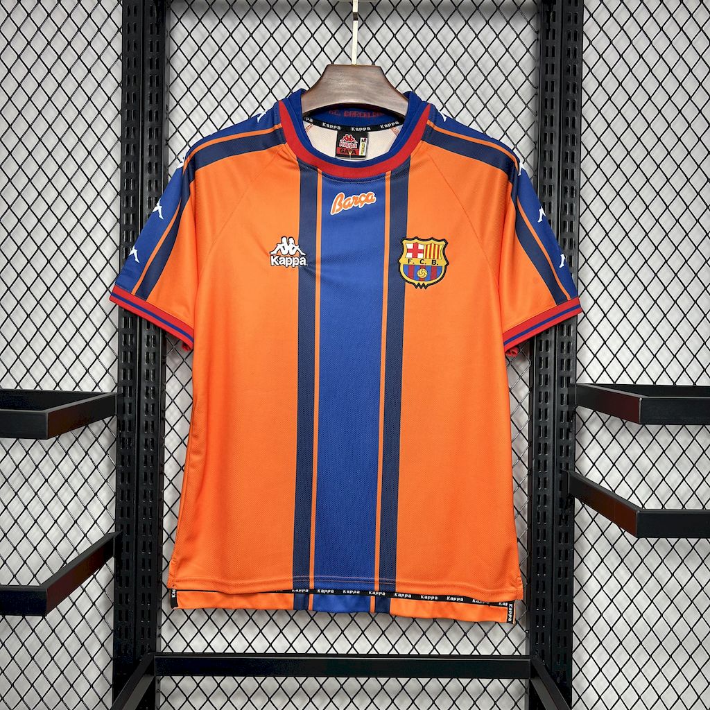 Retro Barcelona 1997-98 Away Jersey - Unitedfutballjersey