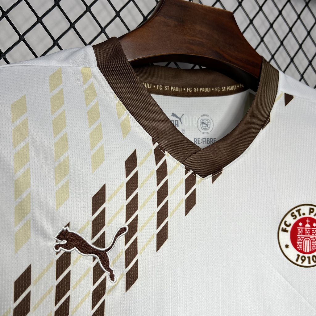 St. Pauli 24-25 Away Jersey - Fans Version - Unitedfutballjersey