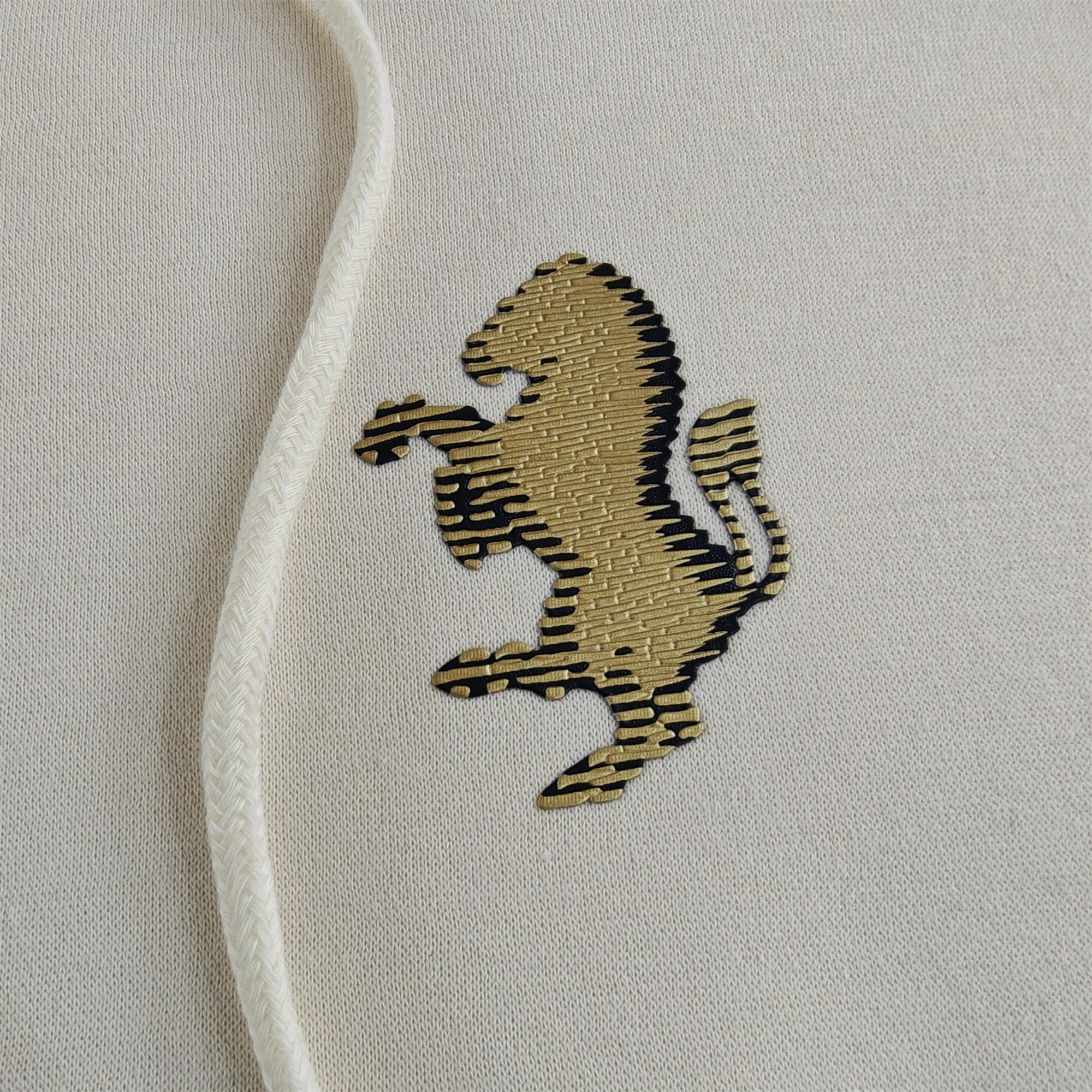 Juventus 24-25 Vintage Style Hoodie - Light Yellow - Unitedfutballjersey