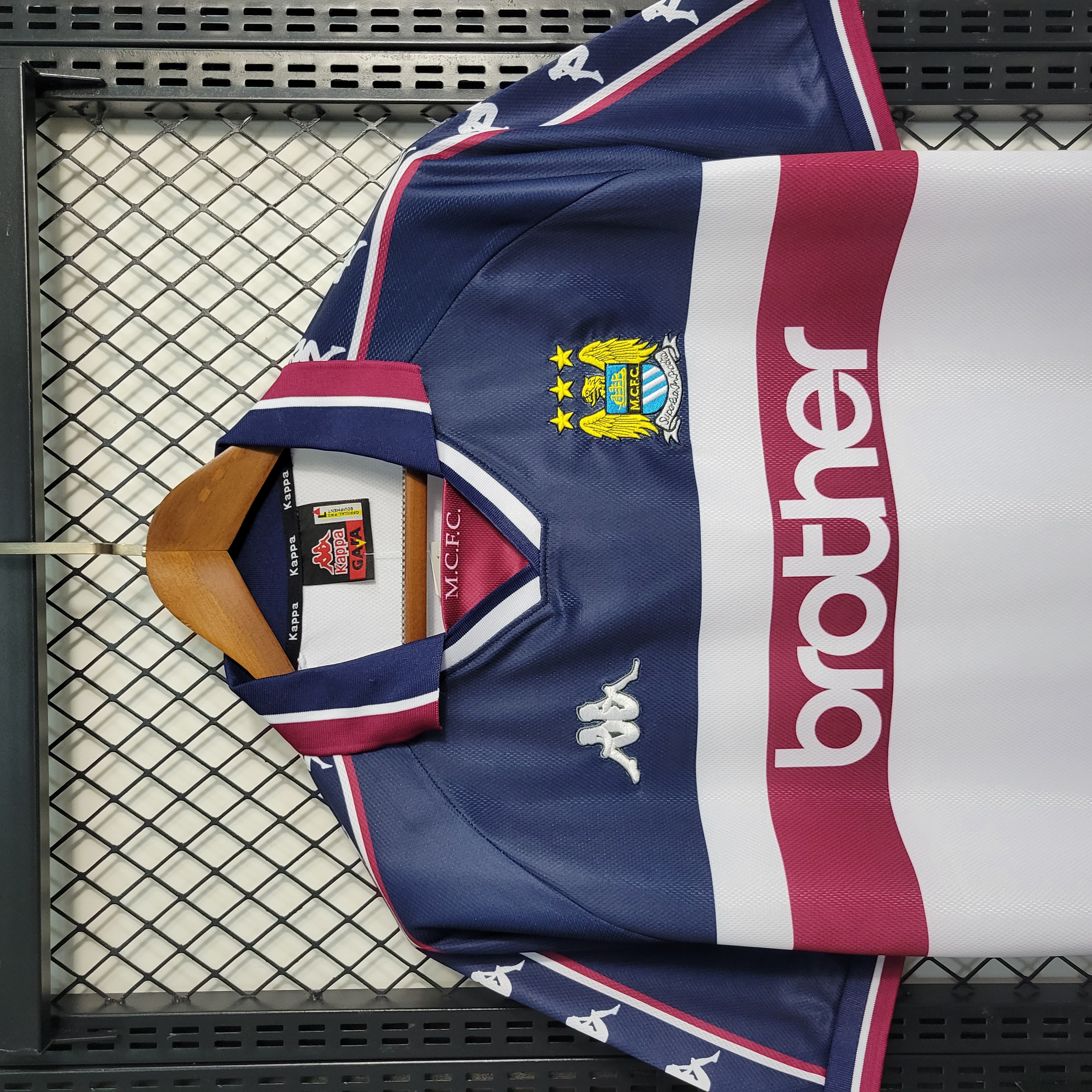 Retro Manchester City 1997-98 Away Stadium Jersey - Unitedfutballjersey