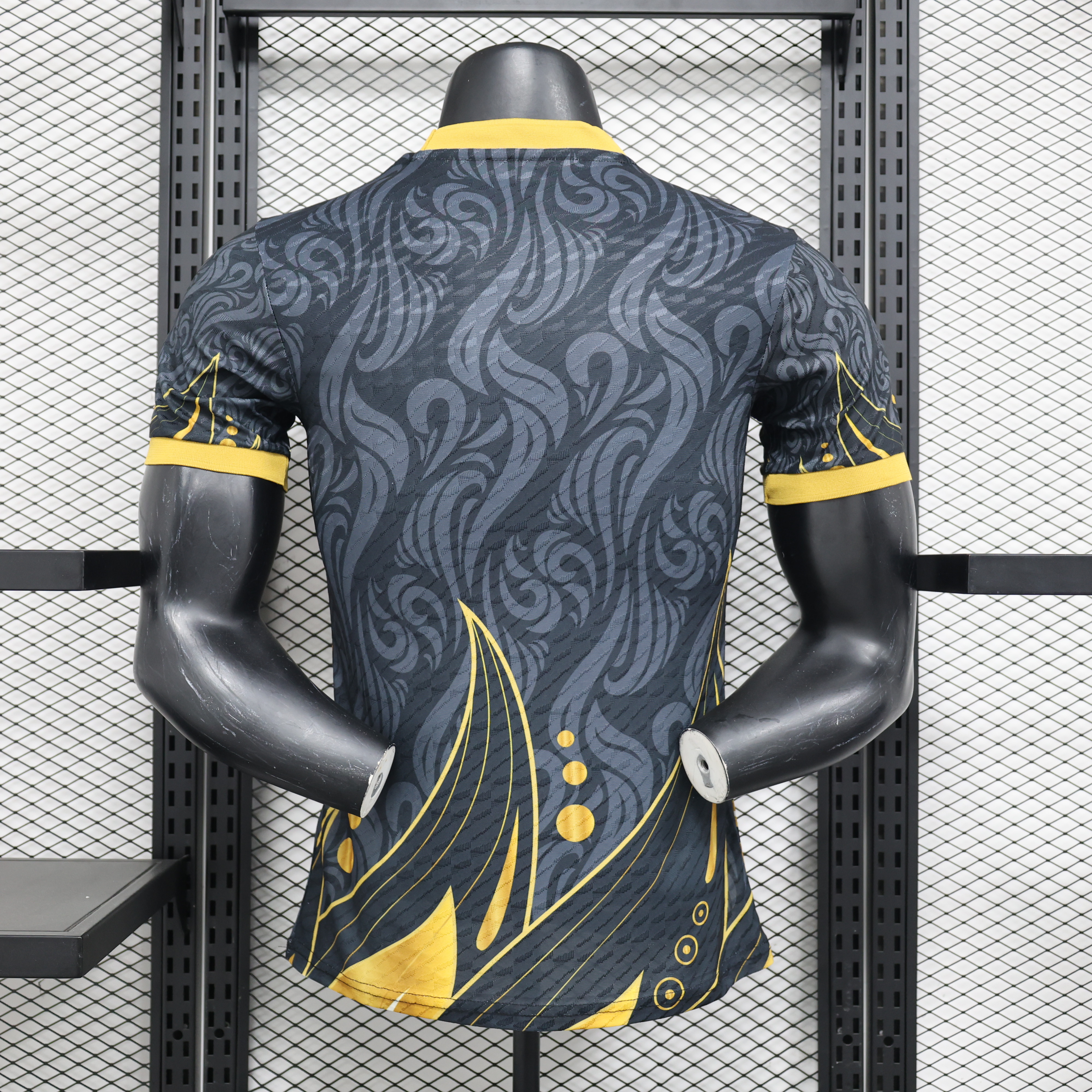 Real Madrid 24-25 Black Yellow Special Edition Jersey - Player Version - Unitedfutballjersey