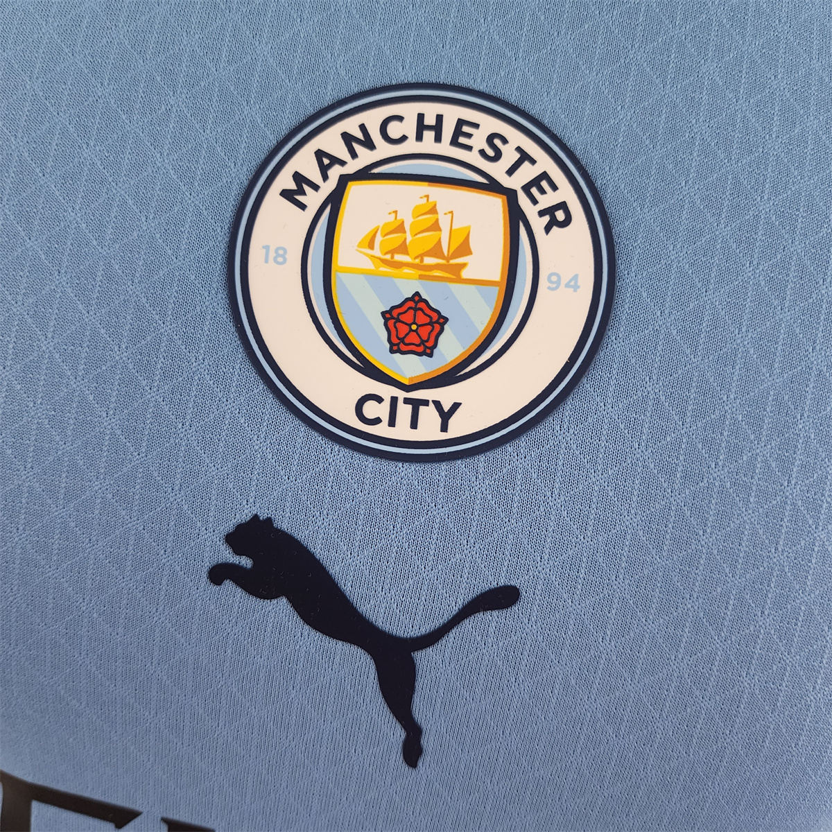 Manchester City 22/23 Home Jersey & Final - Player Version - Unitedfutballjersey