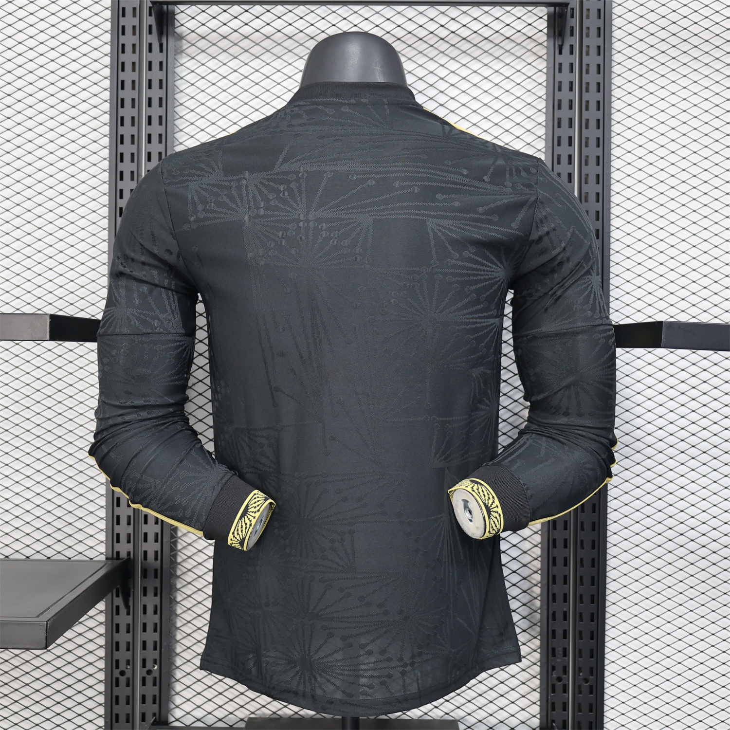 Mexico 2025 Gold Cup Black Long Sleeves Jersey - Player Version - Unitedfutballjersey