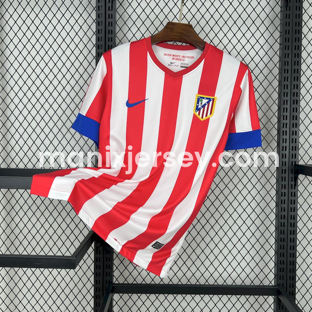 Retro Atletico Madrid 2012-13 Home Jersey - Unitedfutballjersey