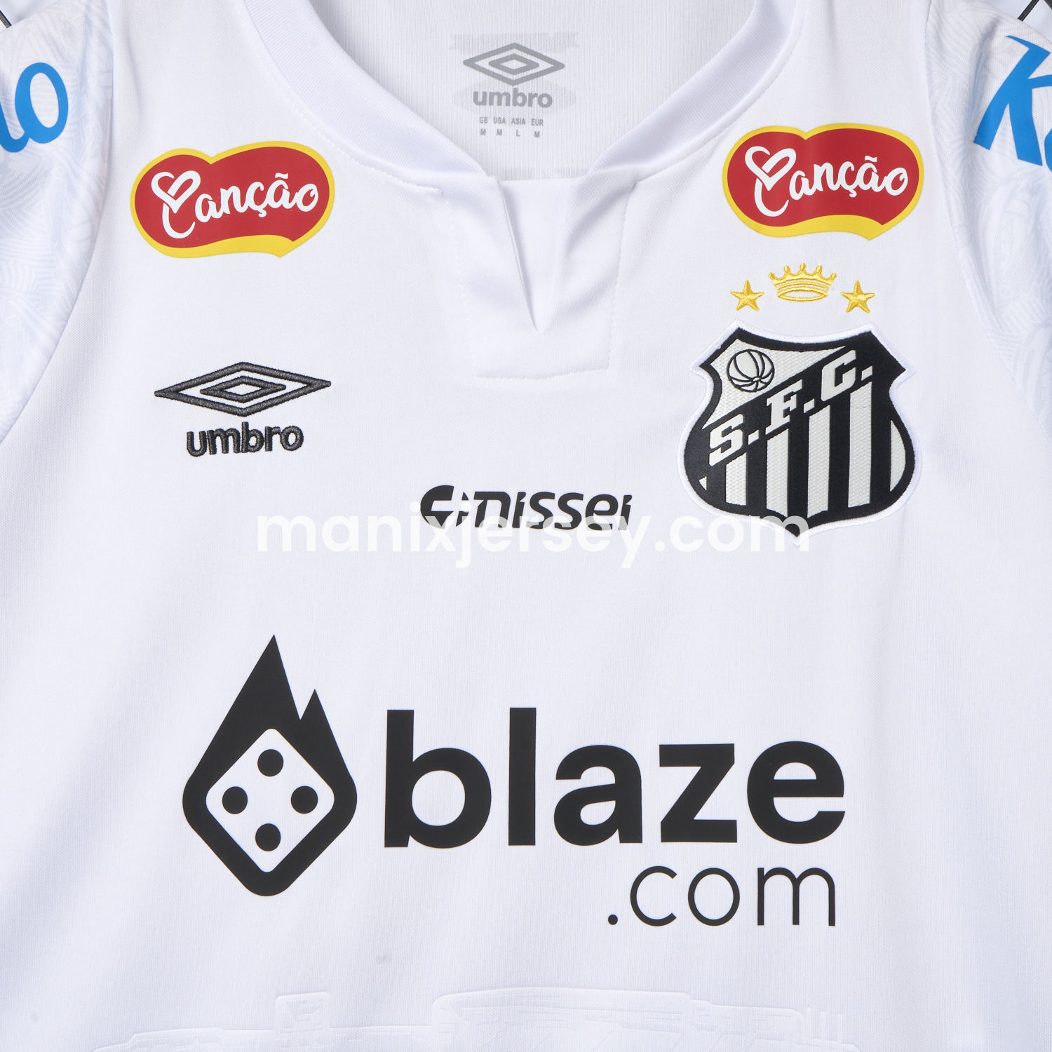 Santos 25-26 Home Jersey With Sponsors - Fans Version - Unitedfutballjersey