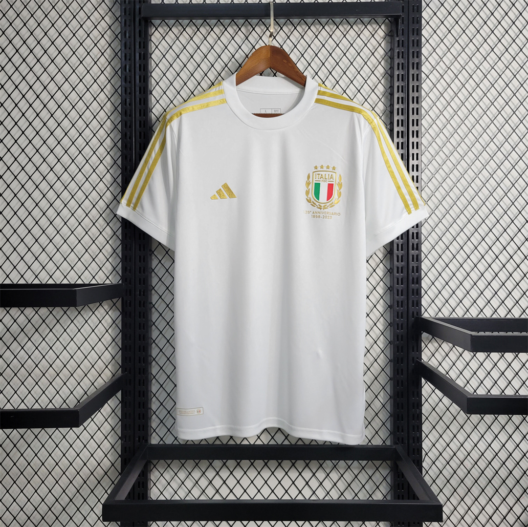 Italy 2023 125th Anniversary Edition Jersey - Fans Version - Unitedfutballjersey