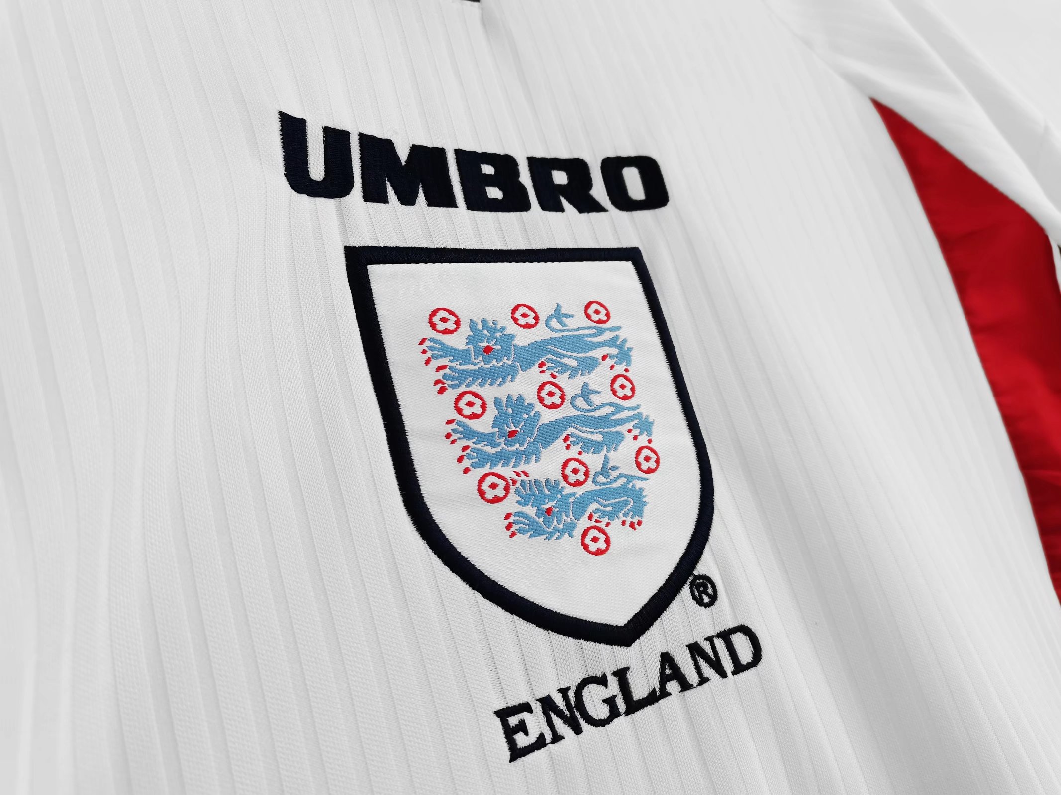 Retro England 1998 Home Stadium Jersey - Unitedfutballjersey