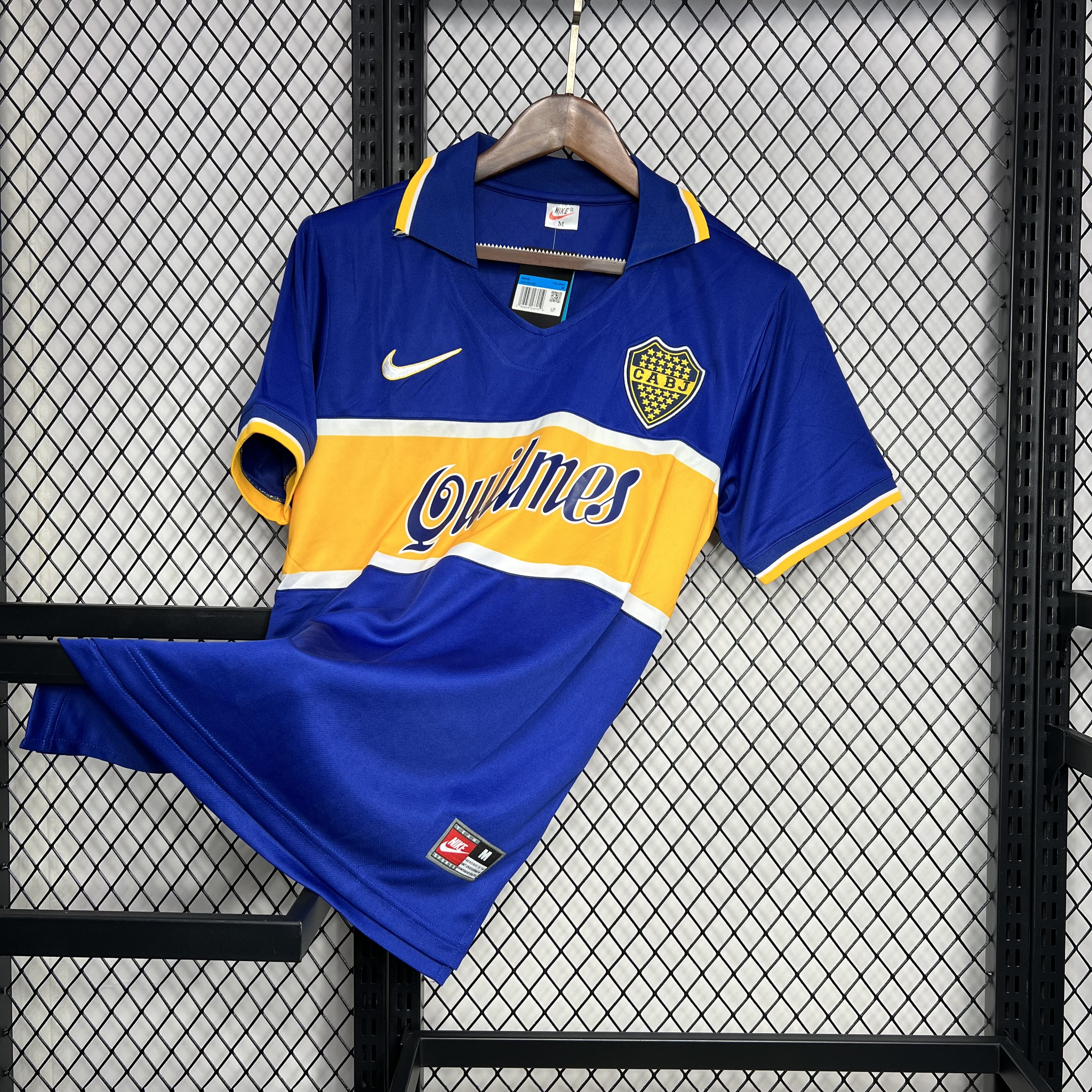 Retro Boca Juniors 1996-97 Home Stadium Jersey - Unitedfutballjersey