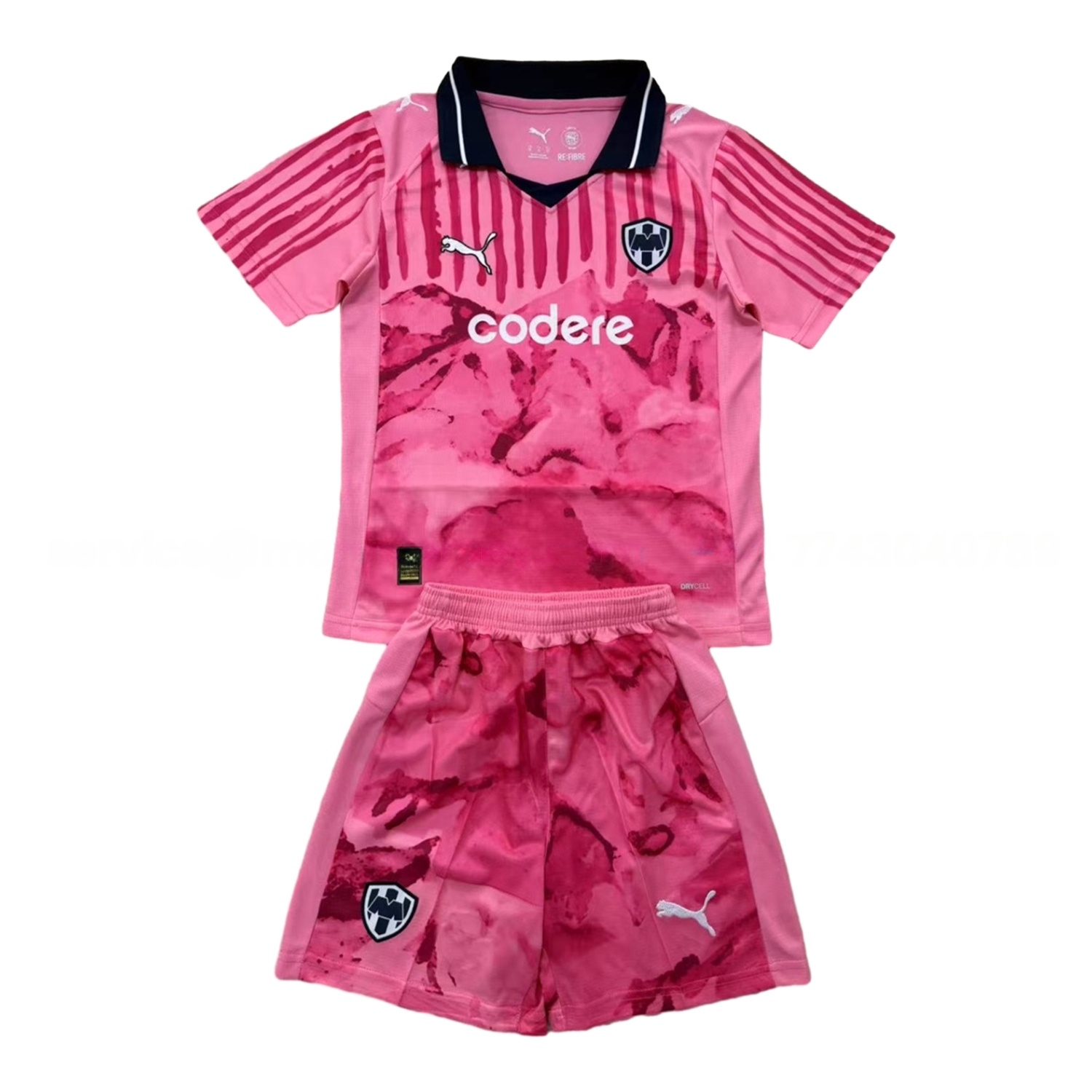 Rayados Monterrey 25-26 Pink Goalkeeper Men's Adult Jersey Set - Fans Version - Unitedfutballjersey