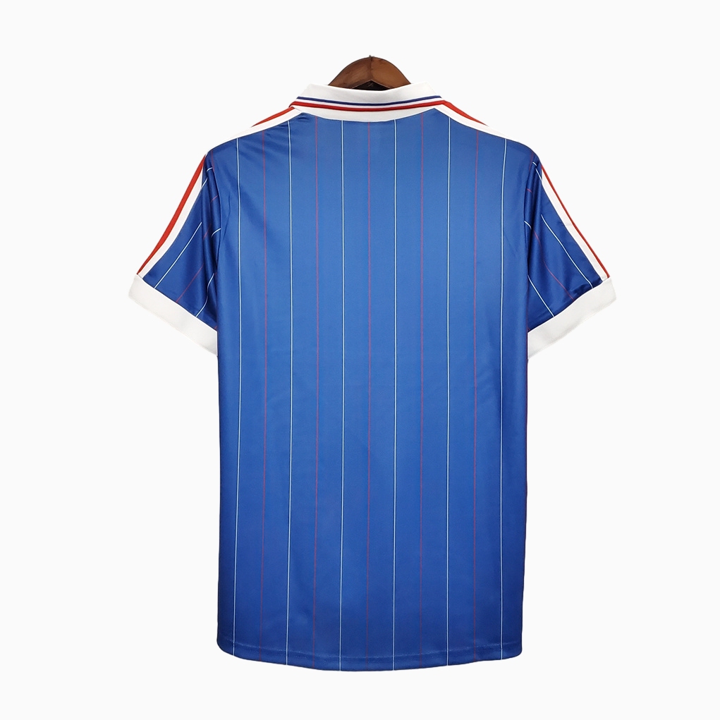 Retro France 1982 Home Stadium Jersey - Unitedfutballjersey