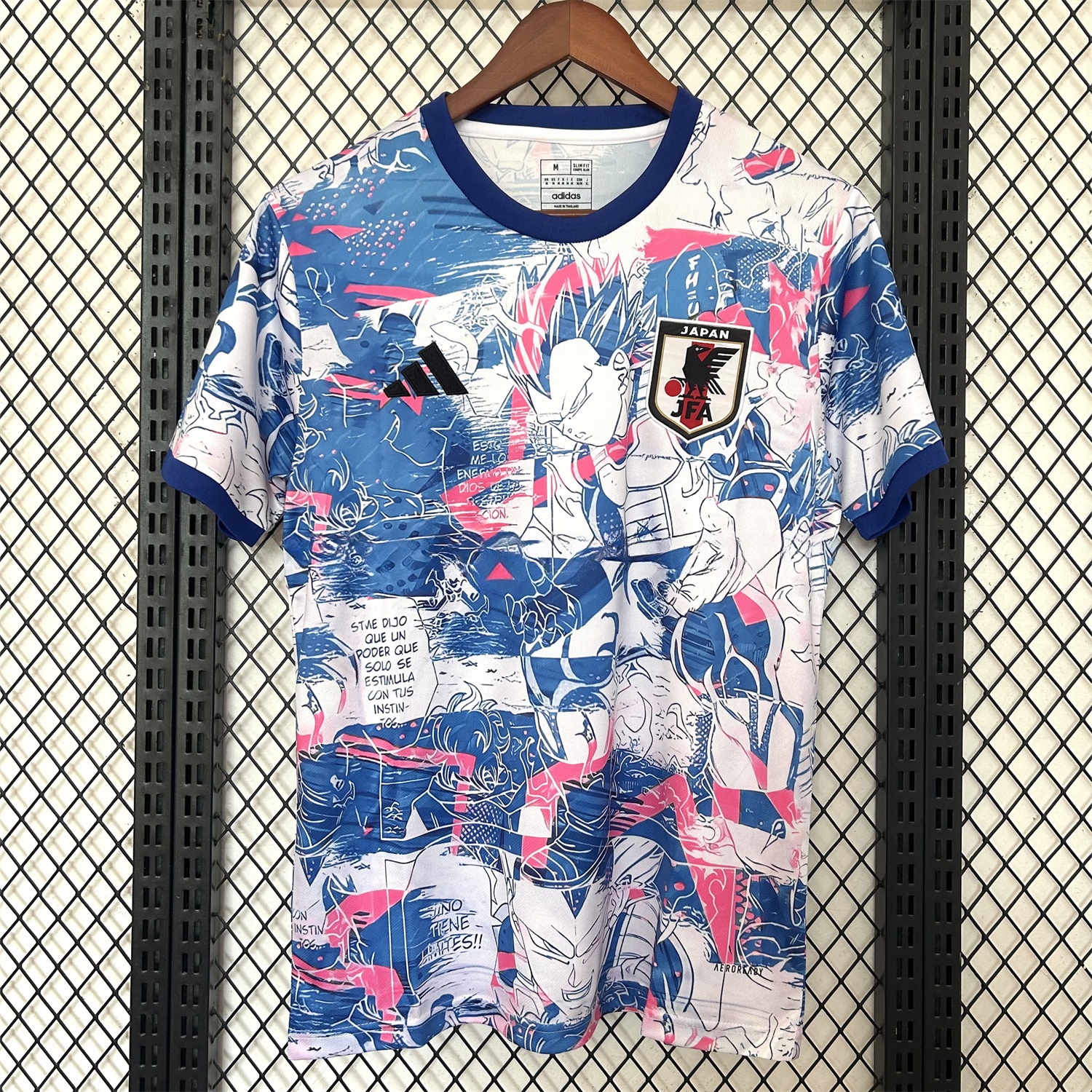 Japan 25-26 Blue Vegeta Comic Slice Special Edition Jersey - Fans Version - Unitedfutballjersey
