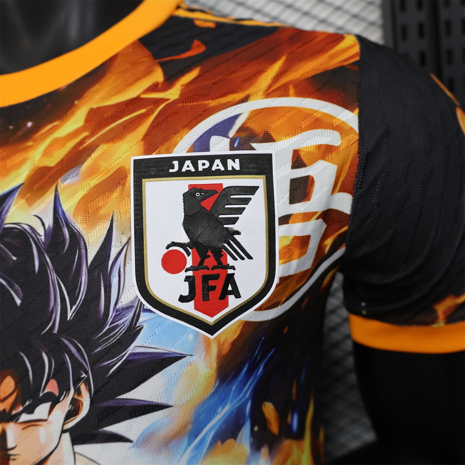 Japan 25-26 Goku Fighting Form Black Special Jersey - Player Version - Unitedfutballjersey