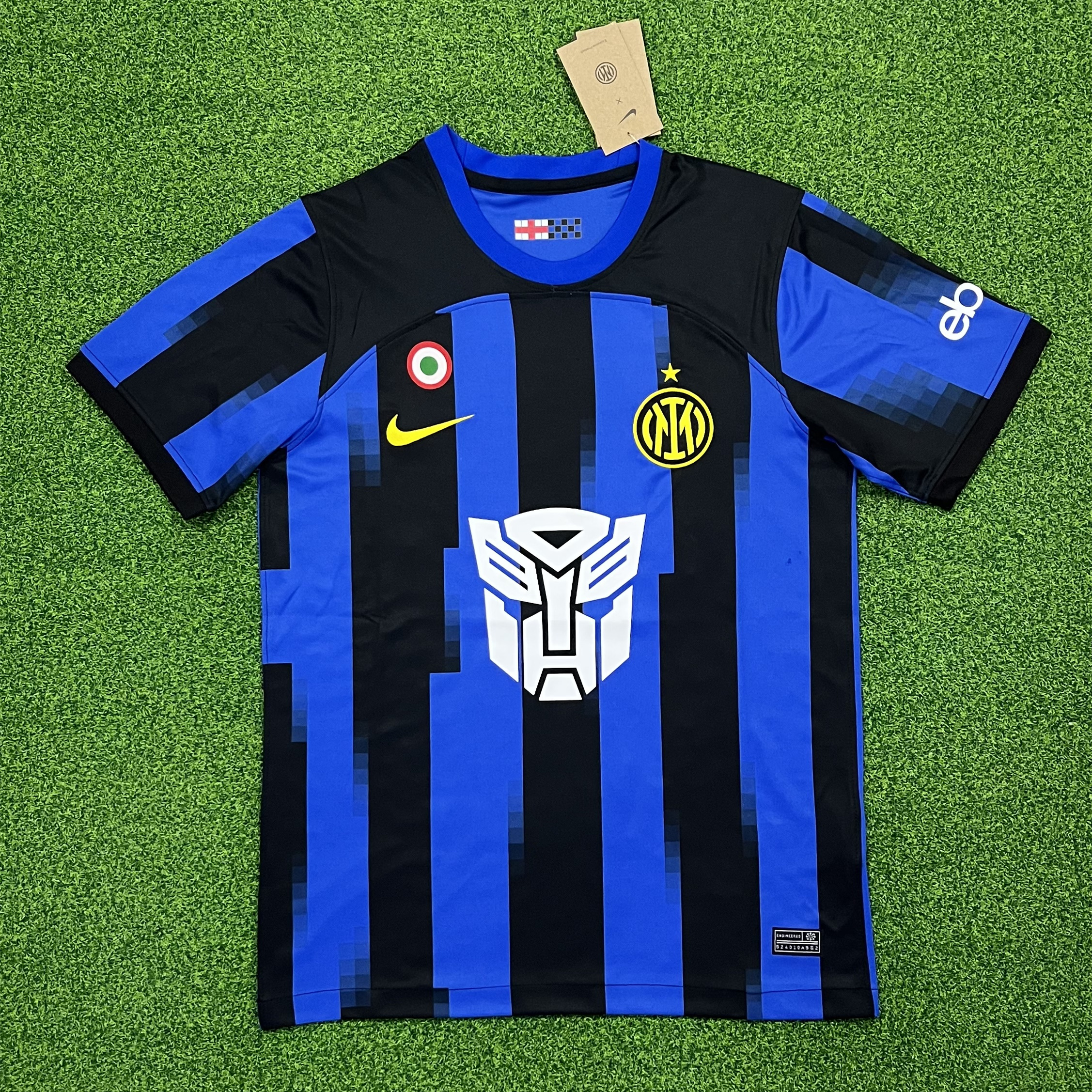 Inter Milan 23-24 Home Stadium Transformers Edition Jersey - Fans Version - Unitedfutballjersey