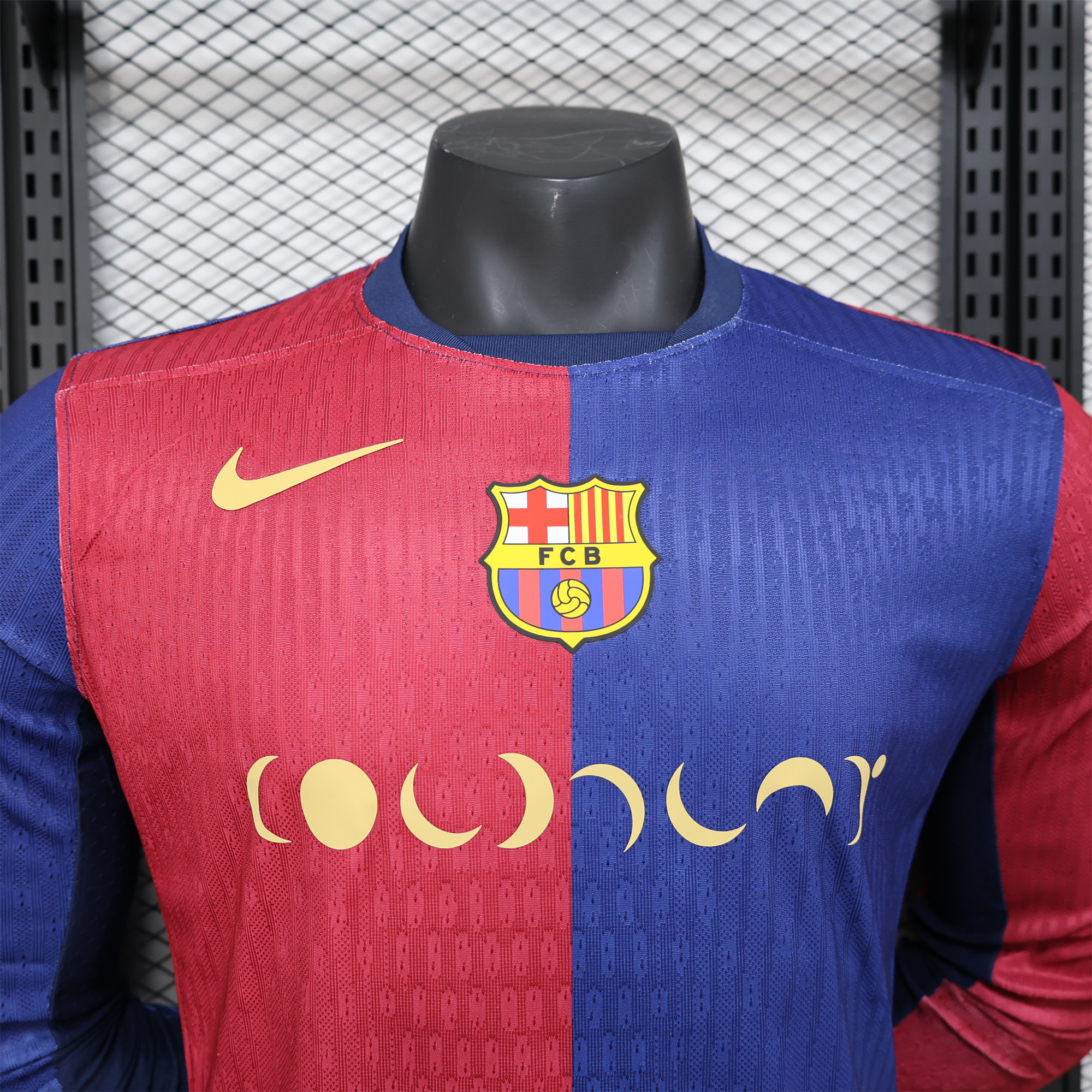Barcelona X Coldplay 24-25 Home Co-Branded Long Sleeve Jersey - Player Version - Unitedfutballjersey