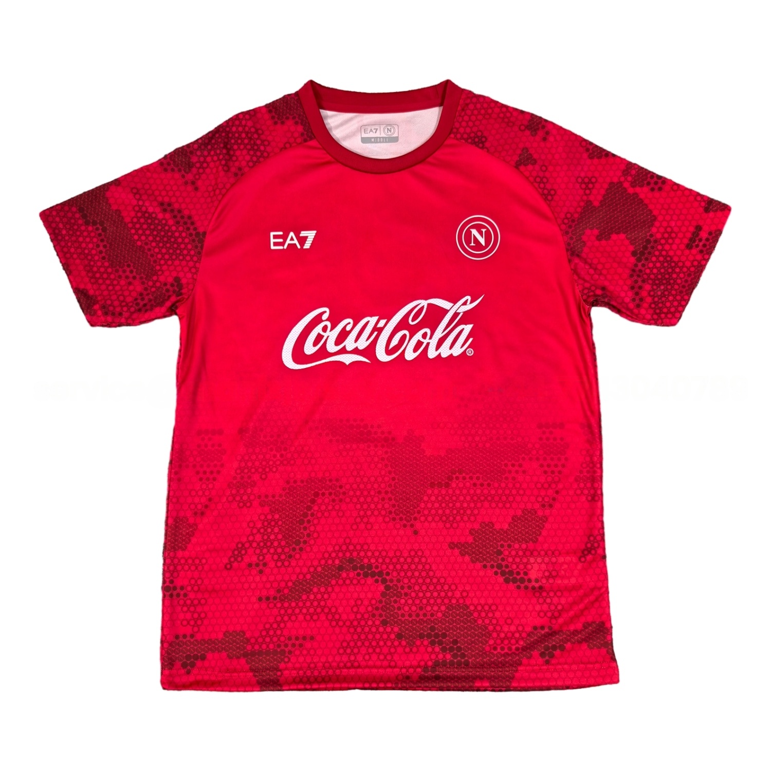 Napoli 24-25 Red Pre-Match Training Jersey - Fans Version - Unitedfutballjersey
