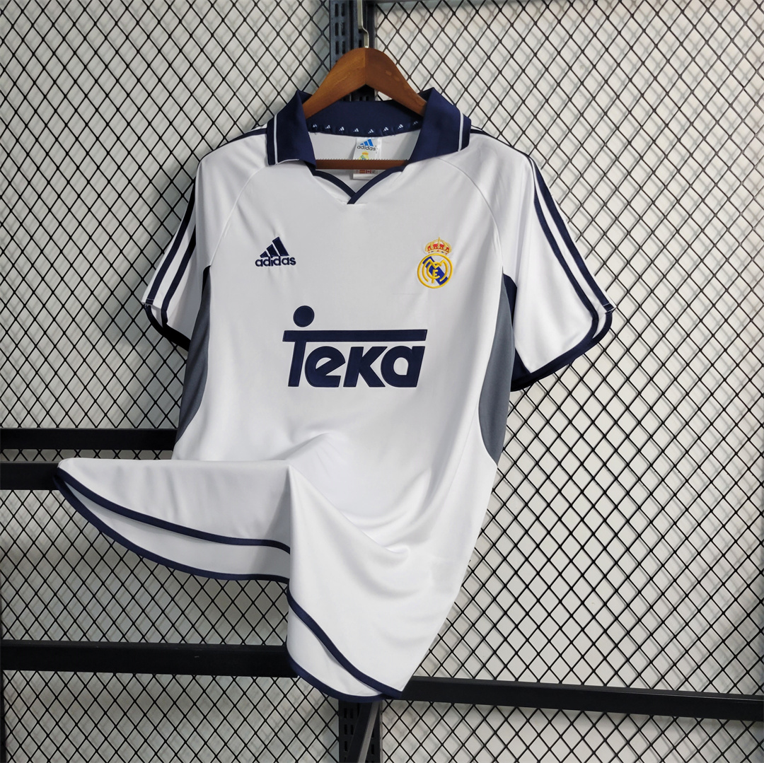 Retro Real Madrid 00-01 Home Stadium Jersey - Unitedfutballjersey