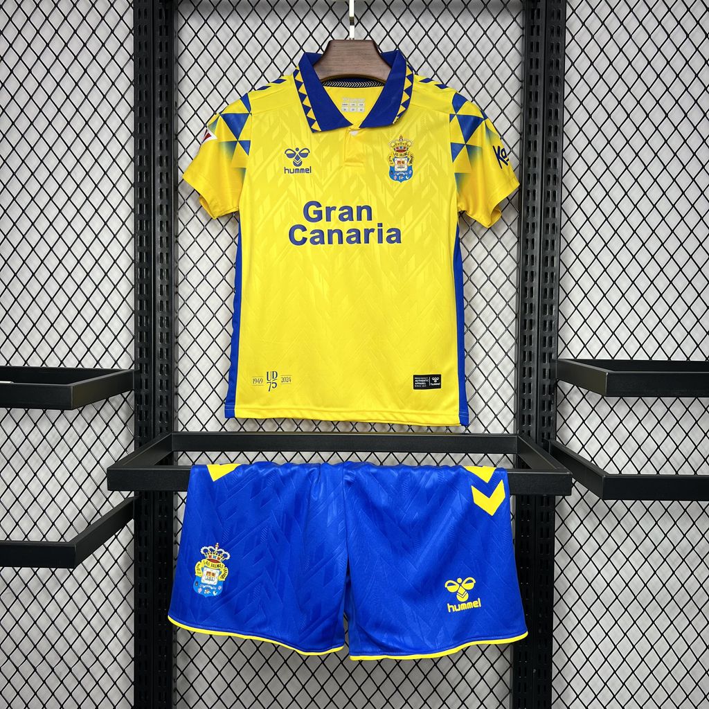 Las Palmas 24-25 Home Stadium Kids Kit - Unitedfutballjersey