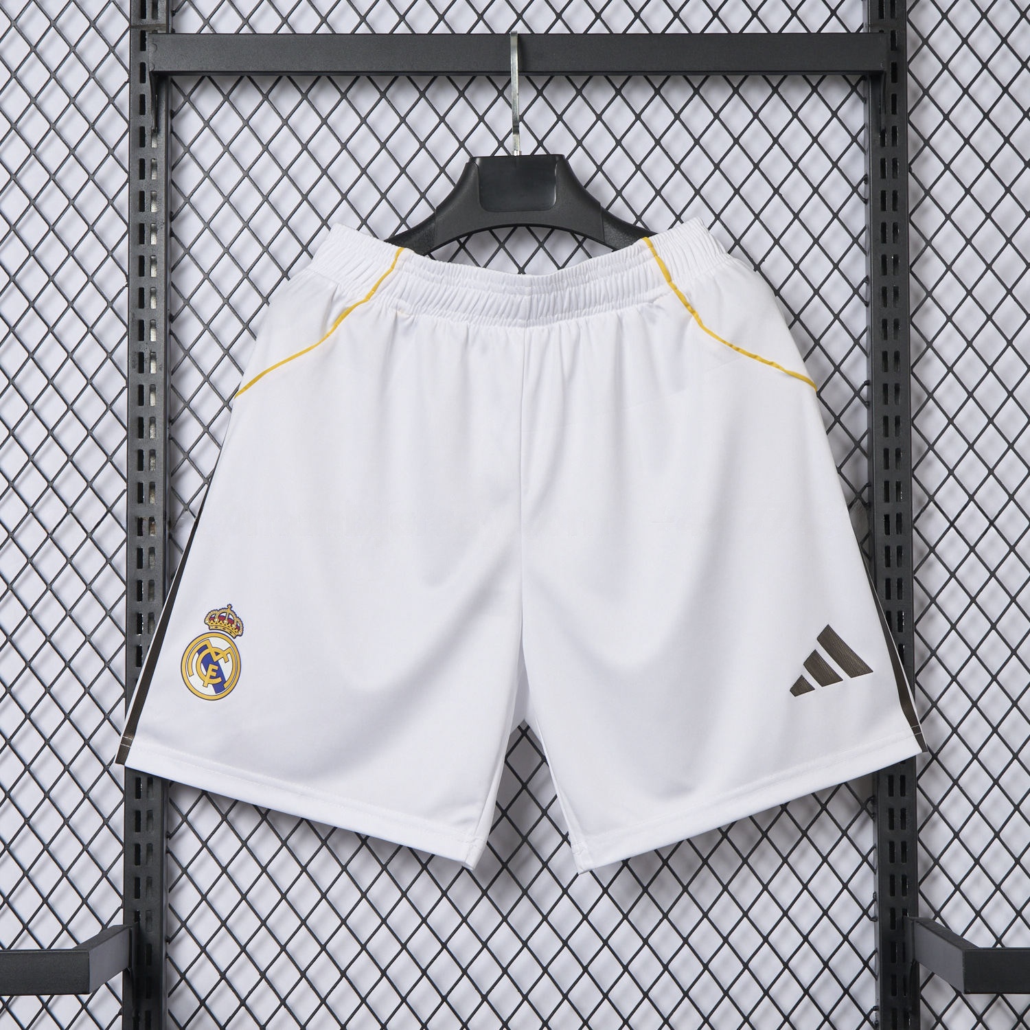 Real Madrid 25-26 Home White Shorts - Player Version - Unitedfutballjersey