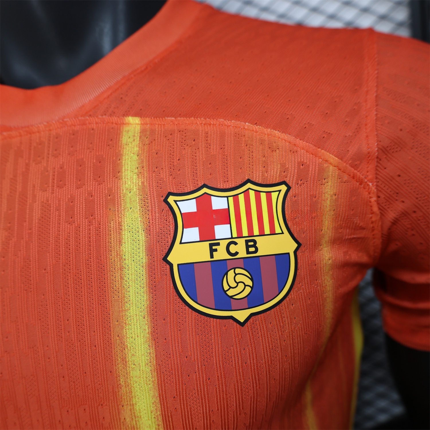 Barcelona 25-26 Spotify Orange & Yellow Special Jersey - Player Version - Unitedfutballjersey