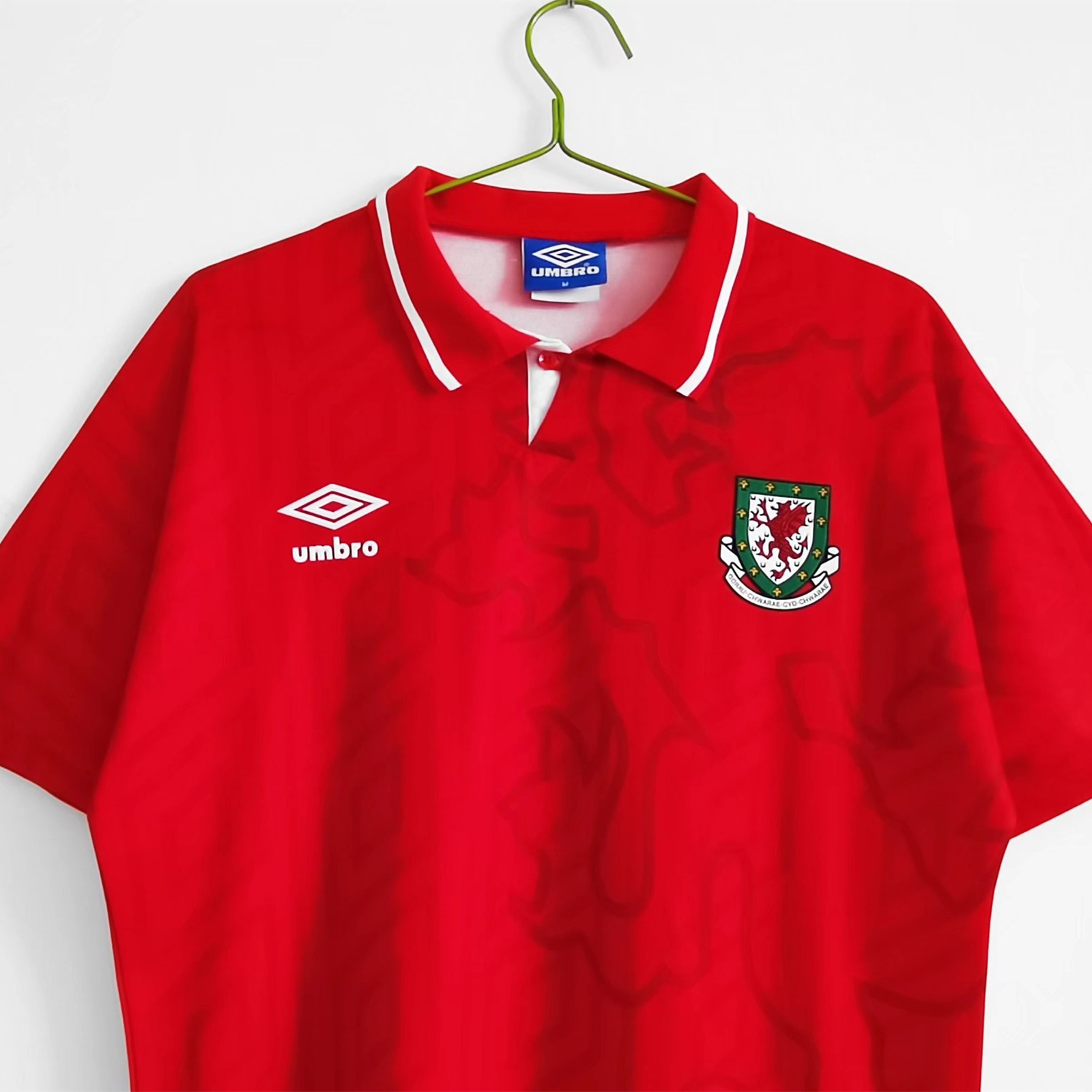 Retro Wales 1992 Home Stadium Jersey - Unitedfutballjersey