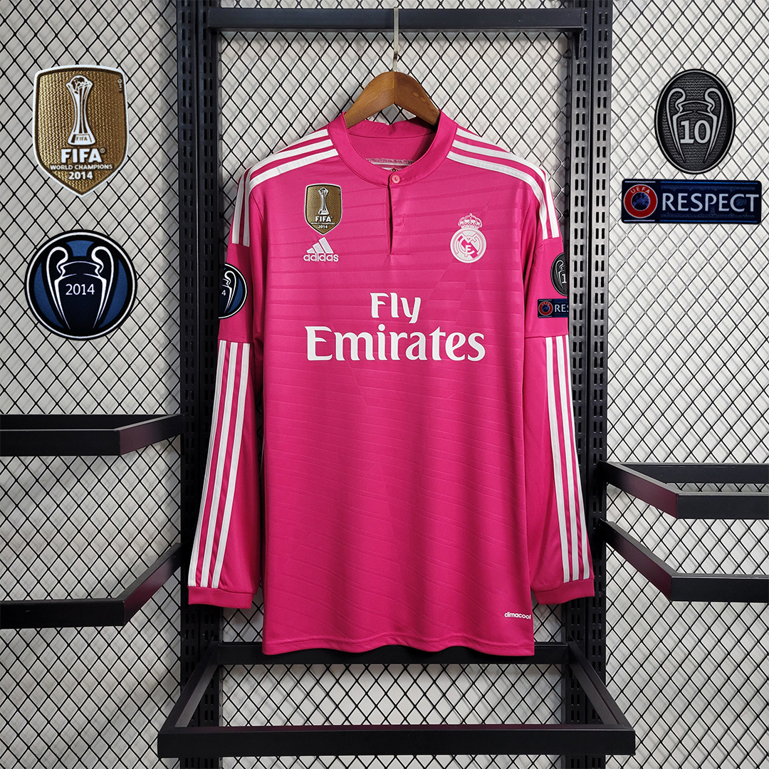 Retro Real Madrid 14-15 Away Stadium Long Sleeve Jersey - Unitedfutballjersey