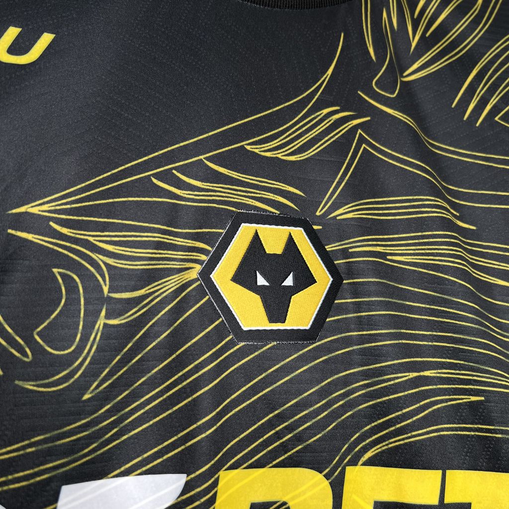 Wolverhampton Wanderers Wolves 24-25 Away Jersey - Fans Version - Unitedfutballjersey
