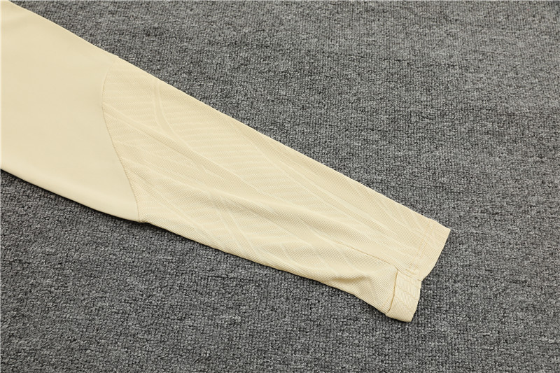 Paris Saint-Germain PSG 23-24 Kids Long Sleeve Training Set Beige - Unitedfutballjersey