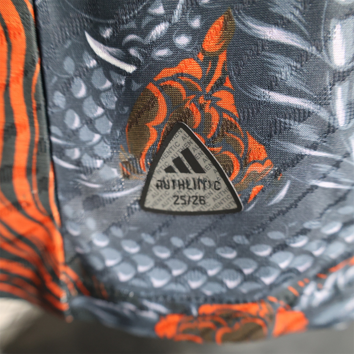 Real Madrid 25-26 Grey Chinese Loong and Red Fire Black Jersey - Player Version - Unitedfutballjersey