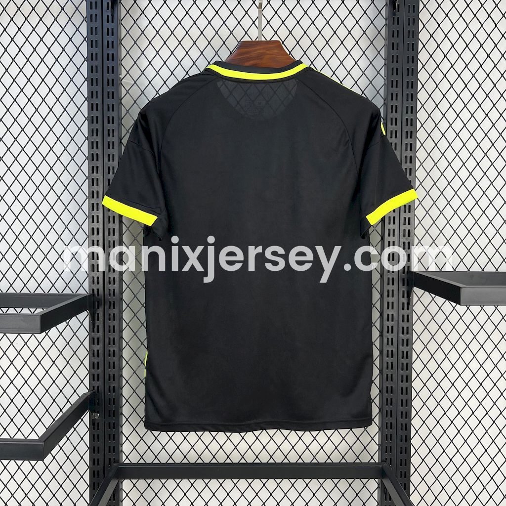 Real Madrid 25-26 Snake and Green Flowers Black Jersey - Fans Version - Unitedfutballjersey