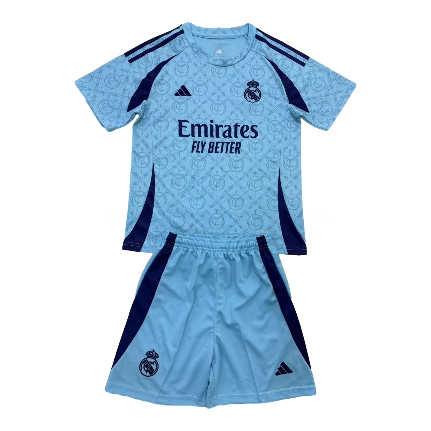Real Madrid 25-26 Blue Concept Men's Adult Jersey Set - Fans Version - Unitedfutballjersey