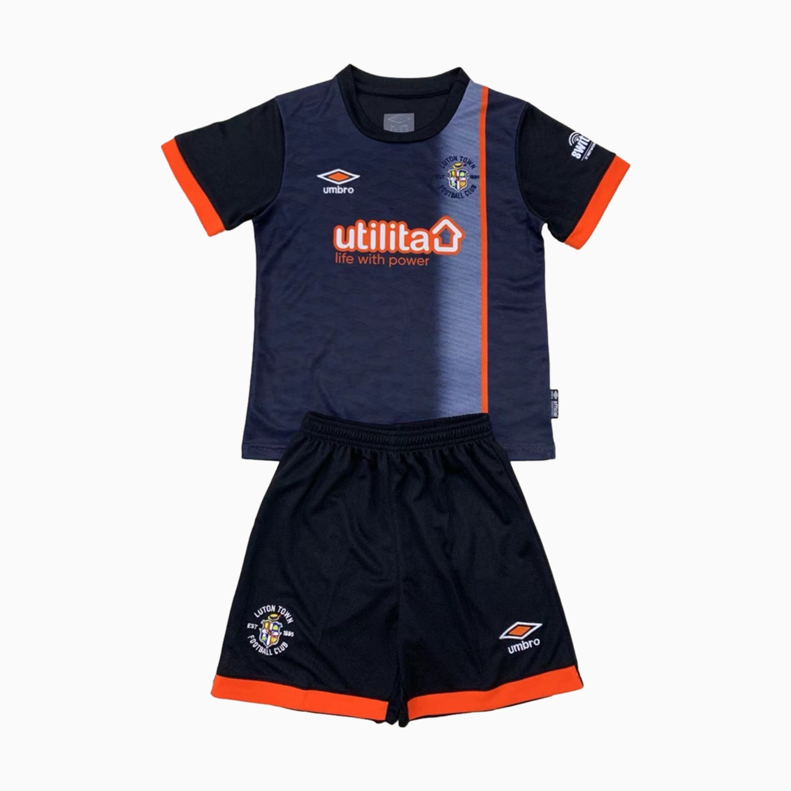 Luton Town 24-25 Away Kids Kit - Unitedfutballjersey