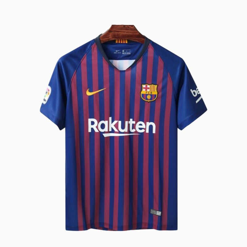 Retro Barcelona 18-19 Home Stadium Jersey - Unitedfutballjersey