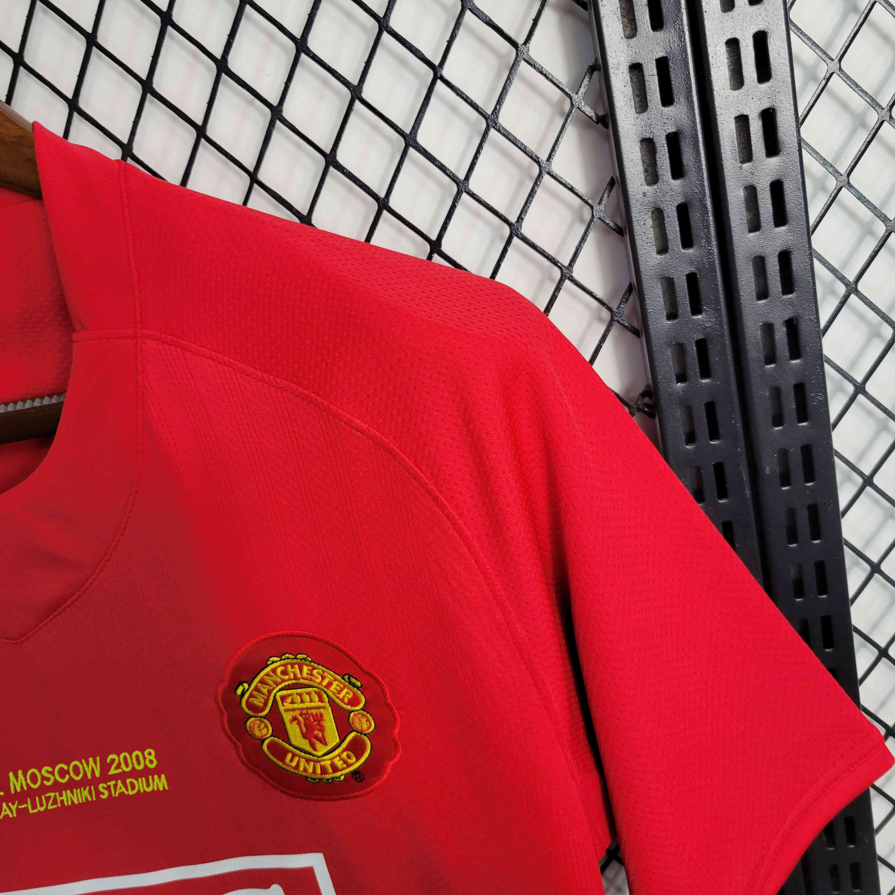 Retro Manchester United 07-08 Home Jersey - Champions League Final Version - Unitedfutballjersey