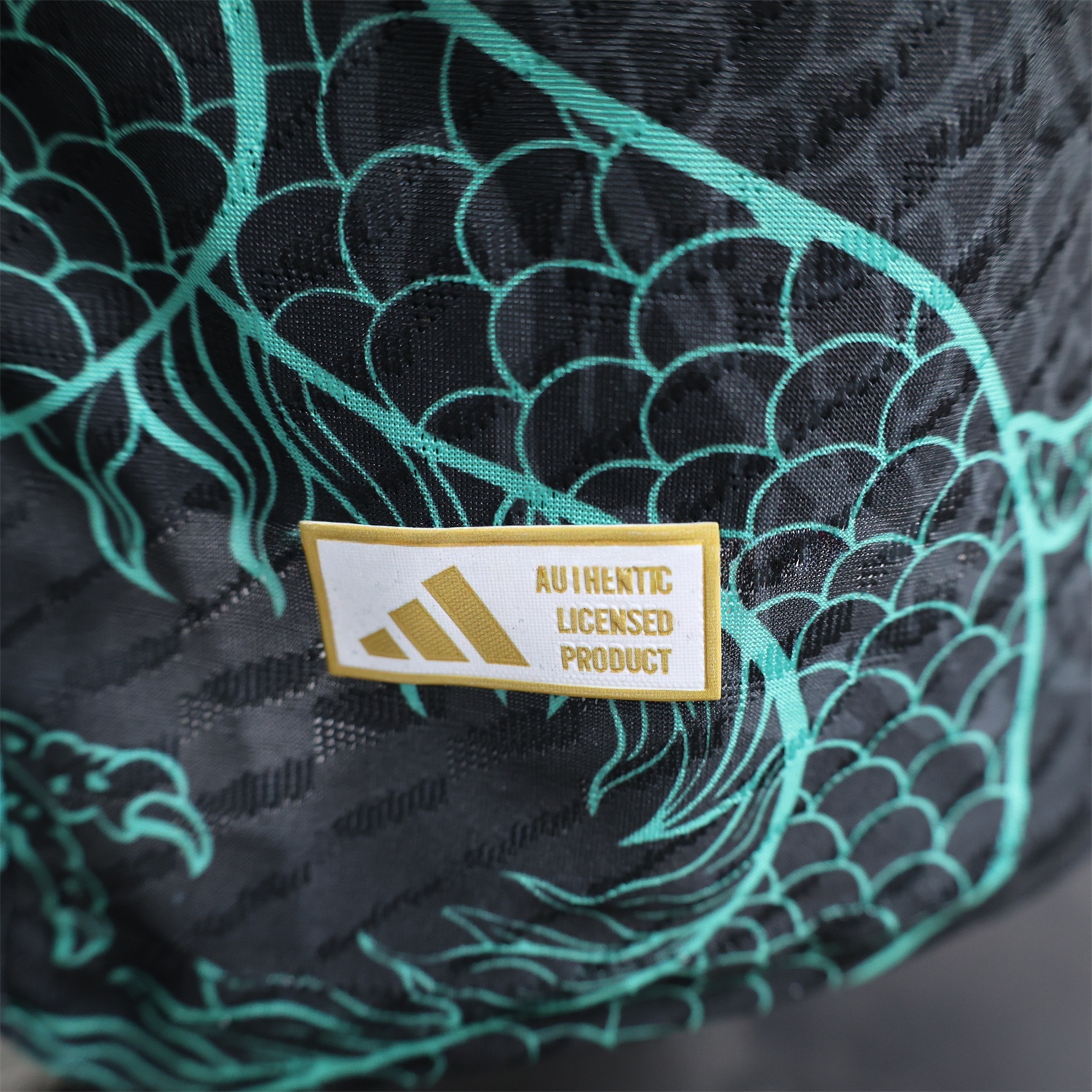 Real Madrid 24-25 Black and Green Loong Jersey - Player Version - Unitedfutballjersey