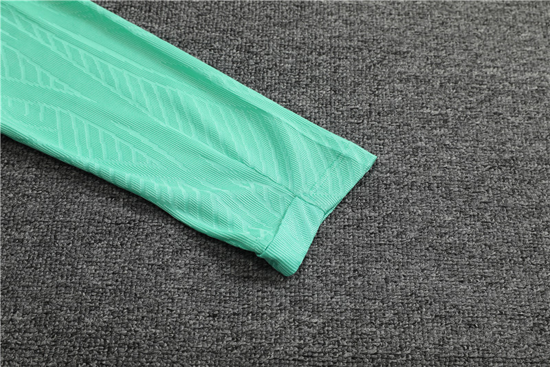 Che 23-24 Kids Long Sleeve Training Set Green - Unitedfutballjersey