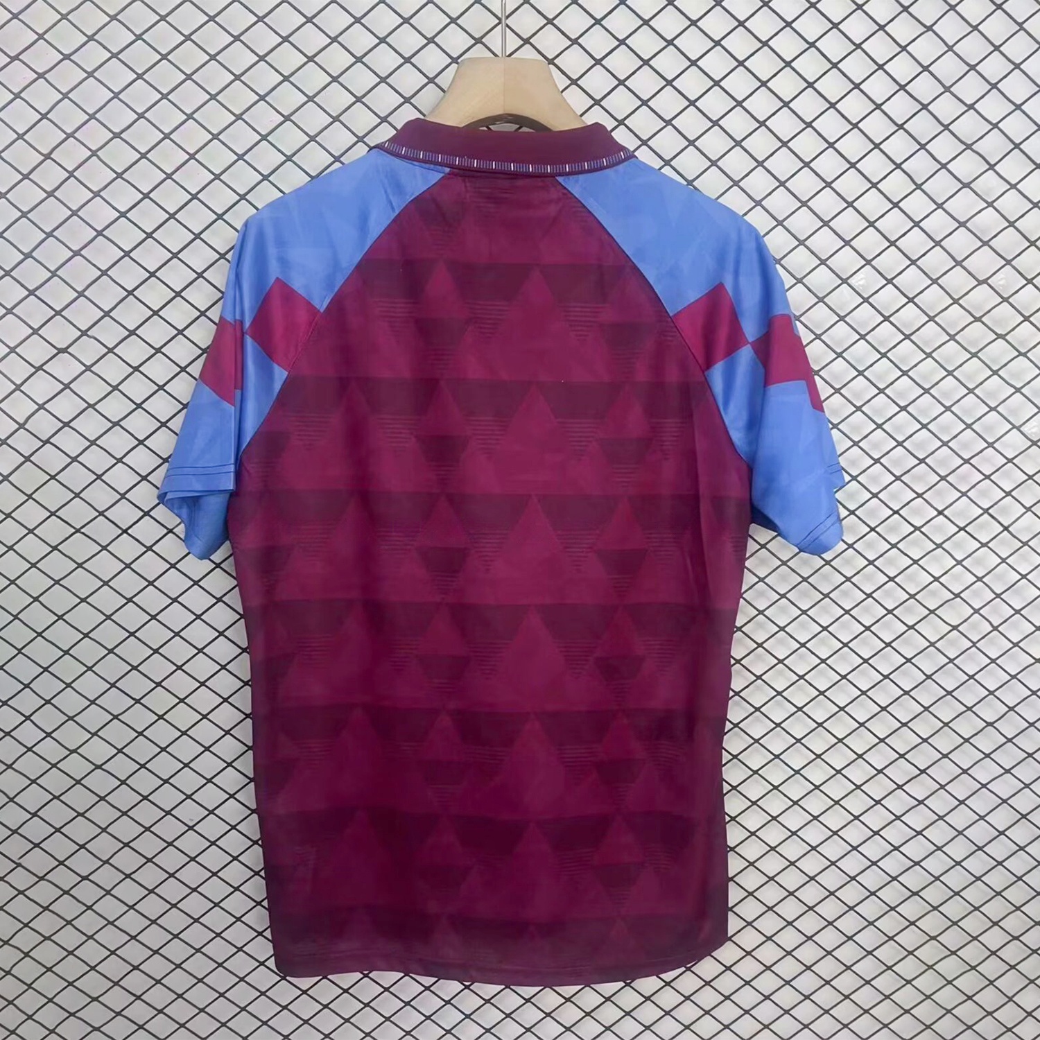 Retro Aston Villa 1990-92 Home Jersey - Unitedfutballjersey