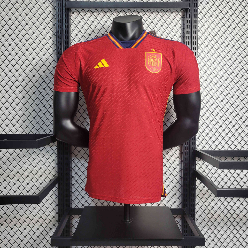 Spain 22-23 Home Jersey - Player Version - Unitedfutballjersey