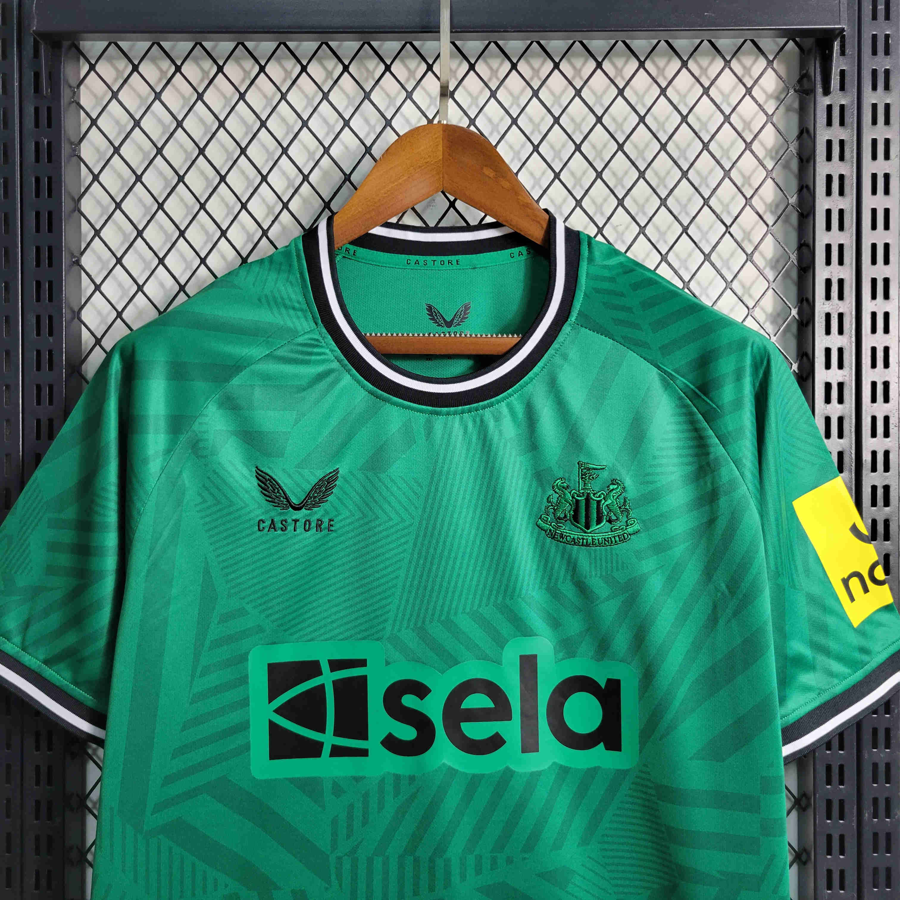 Newcastle United 23-24 Away Green Jersey - Fans Version - Unitedfutballjersey