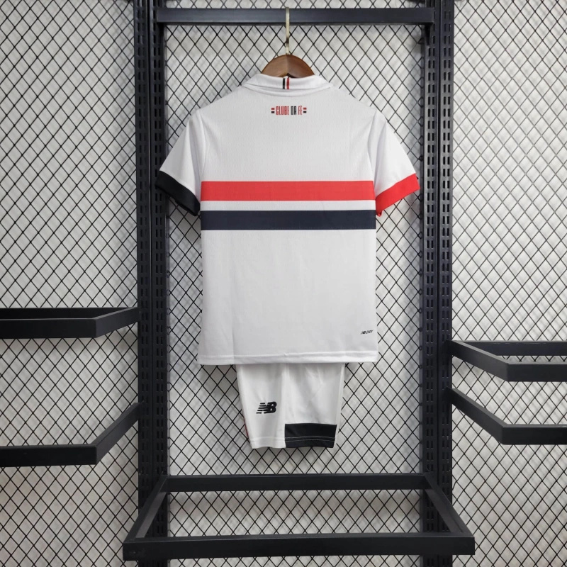 Sao Paulo 2024 Home Stadium Kids Kit - Unitedfutballjersey