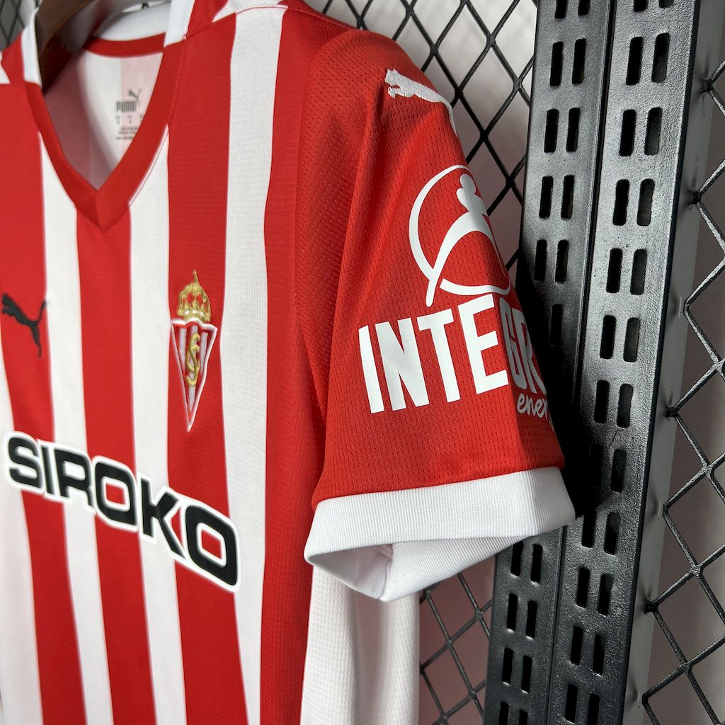 Sporting de Gijon 24-25 Home Stadium Jersey - Fans Version - Unitedfutballjersey