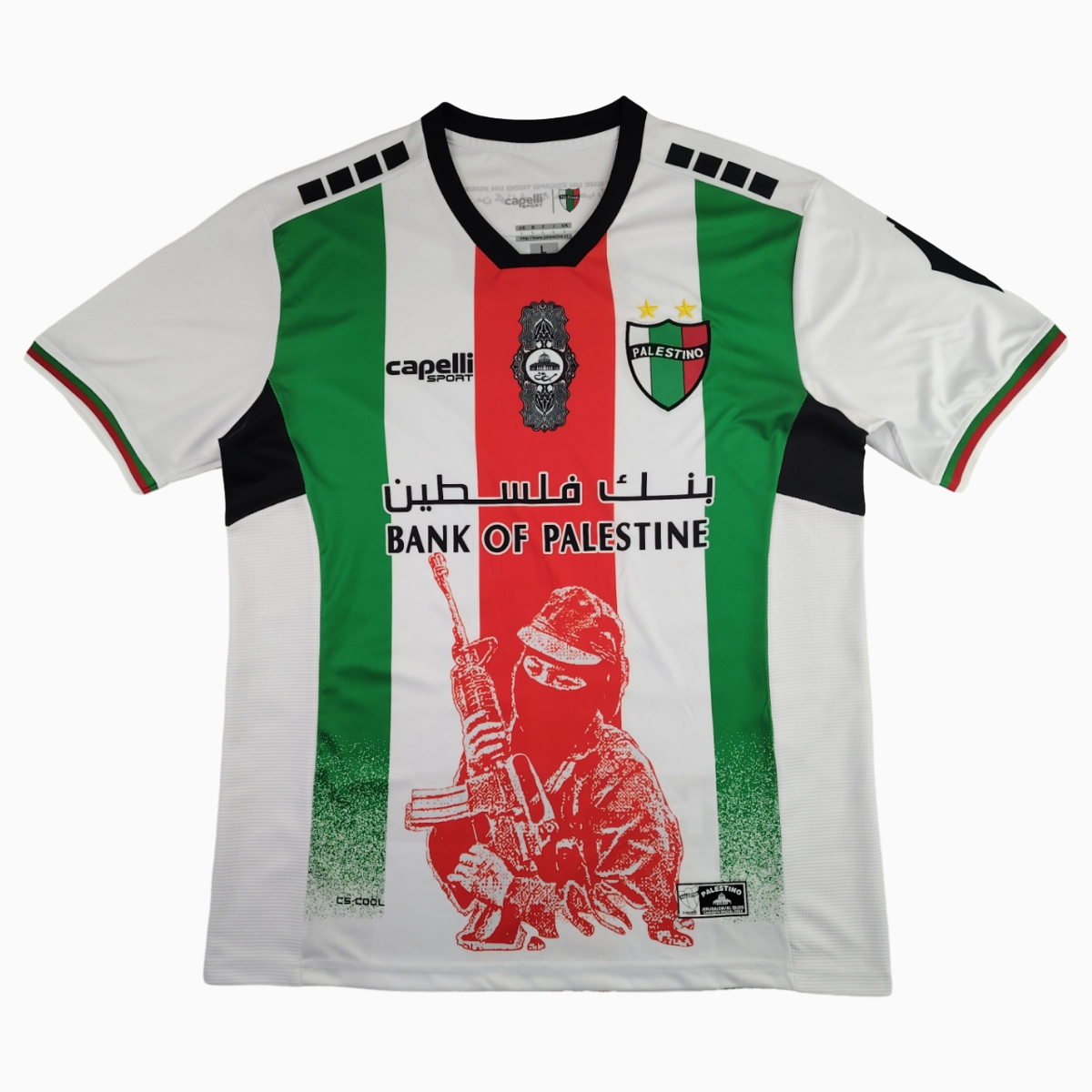Club Deportivo Palestino 2024 Home Whie Special Jersey - Fans Version - Unitedfutballjersey
